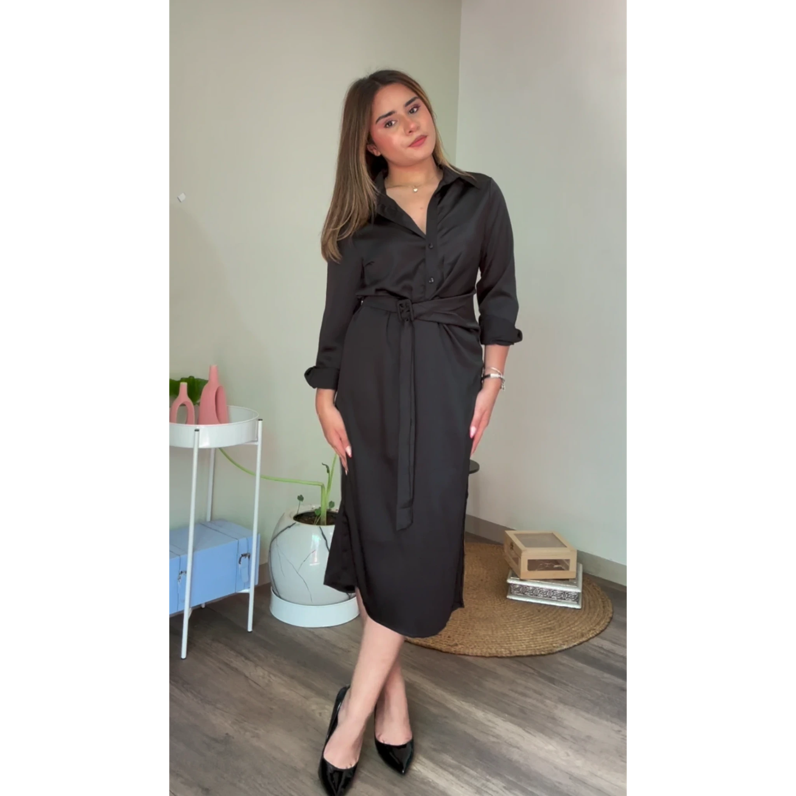 Buy Satin wrap dress Online at Best Price in India - Muse Outfitters